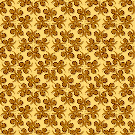 seamless vector illustration background of abstract ornamental curlsのイラスト素材
