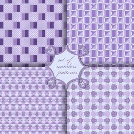 set of abstract vector paper with abstract geometric shapes, and design elements for decorationのイラスト素材