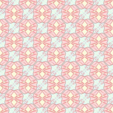 Seamless vector abstract background. Pattern of abstract decorative shapes. Can be used for...