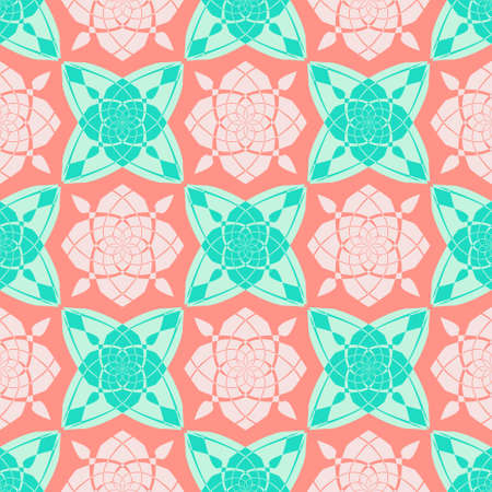 Seamless vector abstract background. Pattern of abstract decorative shapes. Can be used for...