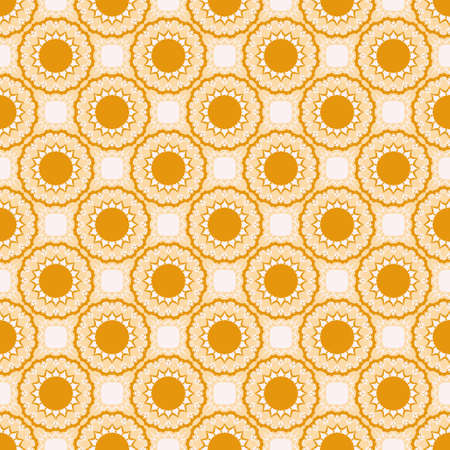 Seamless vector abstract background. Decorative geometric shapes, circular patterns. Can be used for...