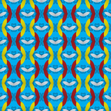 Seamless abstract geometric background. Vector illustration. Can be used for wallpaper, image fill, web page, background, surface.のイラスト素材