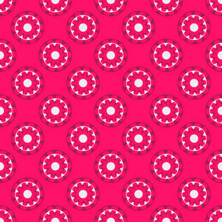 Seamless vector symmetrical background pattern. Abstract circular shapes. Can be used for wallpapers, fill images, web page, background, surface.のイラスト素材