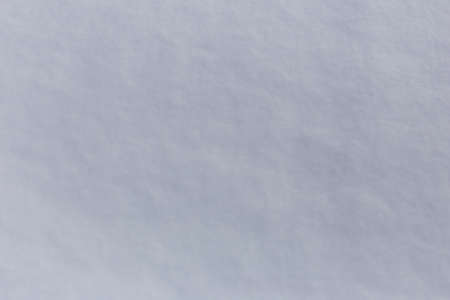 Fresh fluffy snow in the sun perfect background for your design. Flat lay, copy space. Selective focusの写真素材