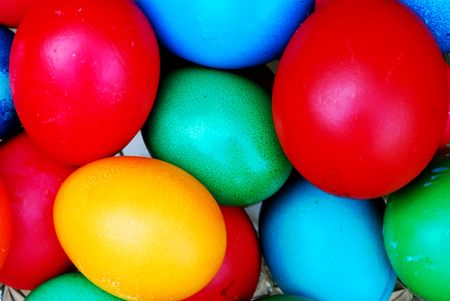 Coloured eggs
