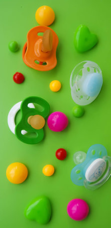 nipple in different colorsの写真素材