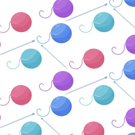 Colorful pattern vector illustration with woolen color.のイラスト素材