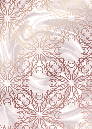 Brochure or vip packaging design, luxury wrap paper template or background in trendy geometric style.のイラスト素材