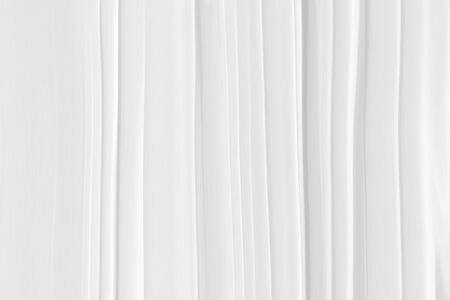 White background with texture of lines, gray gradient in modern design. Screensaver template, light color of straight stripes.の写真素材