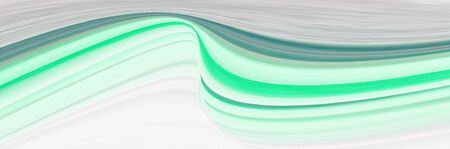 Neo mint background in a modern trend shade, a beautiful textural eyelash with waves and patterns. Template for screensaver or packaging, abstract illustration in blue.の写真素材