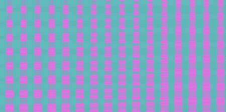 Green background with a graphic pattern of lines and stripes, texture of white squares and...
