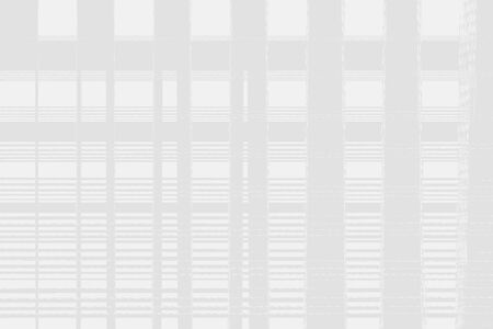 White background with a graphic pattern of lines and stripes, Texture of gray squares and...