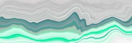 Neo mint background in a modern trend shade, a beautiful textural eyelash with waves and patterns. Template for screensaver or packaging, abstract illustration in blue.の写真素材