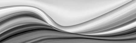 The texture of black and white marble for a pattern of packaging in a modern style. Beautiful drawing with the divorces and wavy lines in gray tones for wallpapers and screensaver.の写真素材