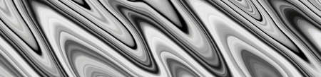 The texture of black and white marble for a pattern of packaging in a modern style. Beautiful drawing with the divorces and wavy lines in gray tones for wallpapers and screensaver.の写真素材