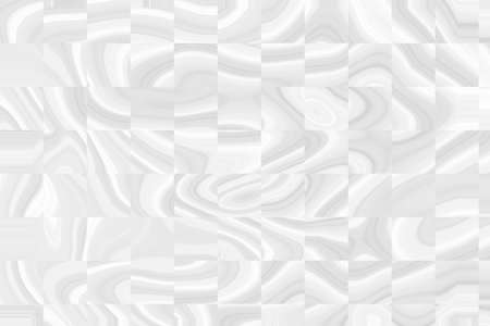 White background 3 d with elements of waves in a fantastic abstract design, the texture of the lines in a modern style for wallpaper. Light gray template for wedding ceremony or business presentation.の写真素材