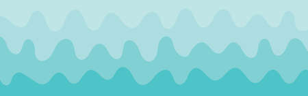 Background with waves of the sea, template for splash. Blue are trendy pastel shades for summer designs.のイラスト素材