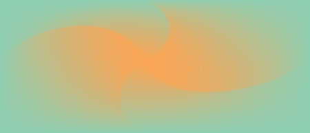 <p>Orange and blue background color, trend of bright textural blurry pattern. Motion paint gradient for cover or web design, wavy lines pattern.</p>のイラスト素材