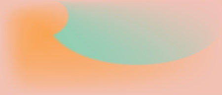 Orange and blue background color, trend of bright textural blurry pattern. Motion paint gradient for...