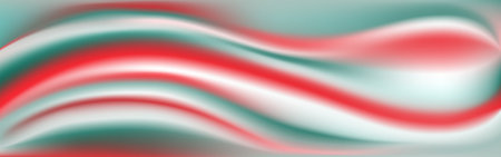 Blurred background for Christmas greeting card, red and green gradient on white texture. Template for creating a trend cover.のイラスト素材