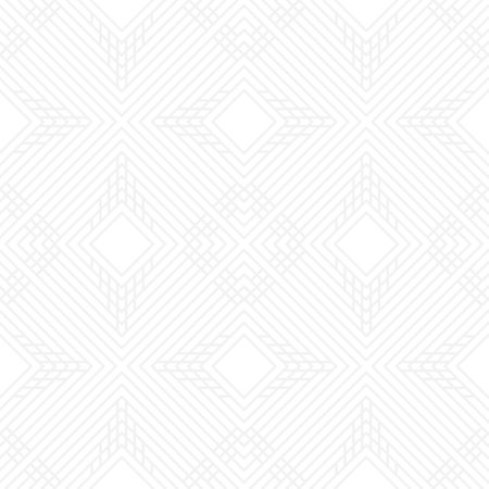Seamless gray diamond pattern made from straight lines to create fabric and wallpaper. Geometric shapes in trendy retro style for room decoration.のイラスト素材
