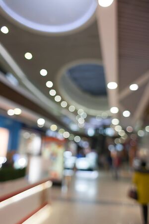 bright mall interior, preparig for celebrating christmasの写真素材