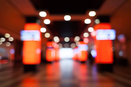 bright mall interior, preparig for celebrating christmas,の写真素材