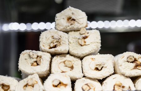 Assorted Turkish Delight barsの写真素材