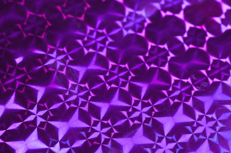 Ultraviolet holographic patterns, close up.