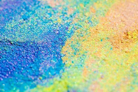 colorful powder texture background. Close up.の写真素材