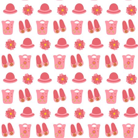 Seamless texture with felted goodsの写真素材