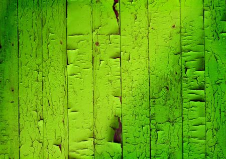 erosive green wooden panel as backgroundの写真素材