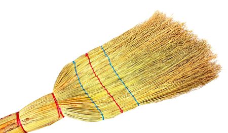 broom isolatedの写真素材