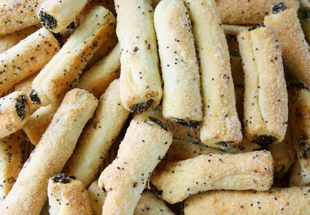 cookies with poppy seedsの写真素材