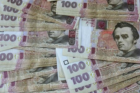 Ukrainian money (hryvnia)の写真素材