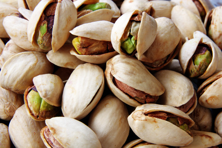 Pistachios background