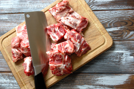 raw meat