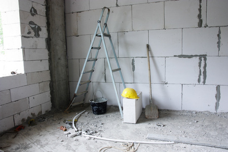Unfinished building interiorの写真素材