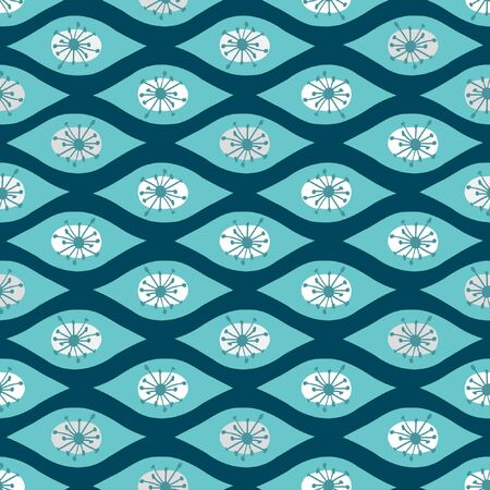 A Vector Seamless Pattern - Sea Wave Seeds.のイラスト素材