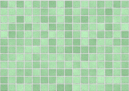Pattern of Bathroom Tiles in green colorの写真素材