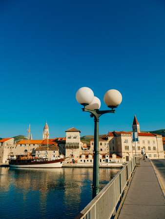 Trogir old town. Near Split in Croatiaの写真素材
