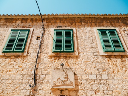 Trogir old town. Near Split in Croatiaの写真素材
