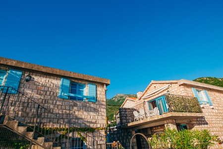 Villa by the sea. Montenegro, Kotor Bay, Adriatic sea