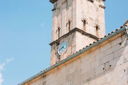 St. Nicholas Church, Old Town Perast in Montenegroの写真素材