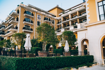Regent Hotel, Tivat, Montenegro Porto Montenegro marinaの写真素材