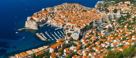 Dubrovnik Old Town view from the observation deck. Croatia.の写真素材