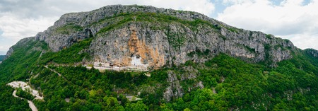 Ostrog monastery in Montenegro. The unique monastery in the rock.の写真素材