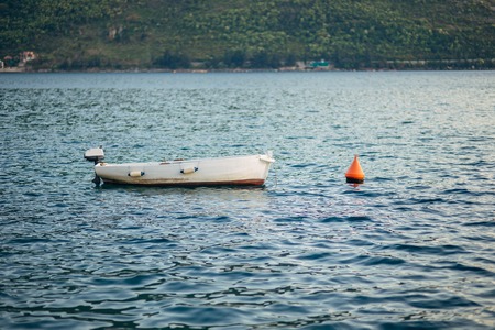 Yachts and boats in the Adriatic Sea, in Montenegroの写真素材