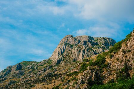 The old town of Kotor in Montenegroの写真素材