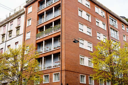 New apartment building in Bergamo. Italy